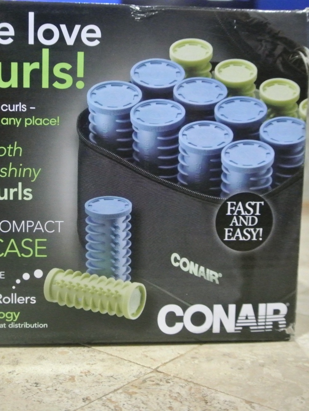 CONAIR FOR THE LOVE OF CURLS HOT ROLLER SET